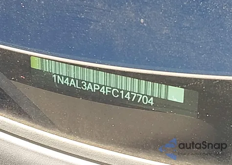 2015 Nissan Altima 2.5 Sv z USA, uszkodzony, nr VIN 1N4AL3AP4FC147704